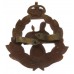 East Lancashire Regiment Officer's Service Dress Cap Badge - King's Crown