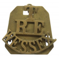 Wessex Territorials Royal Engineers (T/R.E./WESSEX) Shoulder Titl