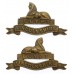 Pair of Lincolnshire Regiment Officer's Service Dress Collar Badges