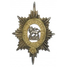 Worcestershire Regiment Officer's Sterling Silver Cap Badge