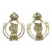 Pair of Royal Armoured Corps (R.A.C.) Collar Badges - King's Crown 