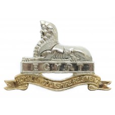 Royal Lincolnshire Regiment Anodised (Staybrite) Cap Badge