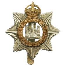 Devonshire Regiment Cap Badge - King's Crown