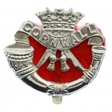 Duke of Cornwall's Light Infantry Anodised (Staybrite) Cap Badge