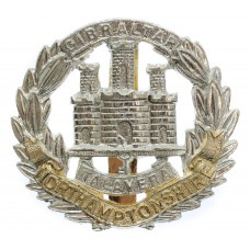 Northamptonshire Regiment Anodised (Staybrite) Cap Badge