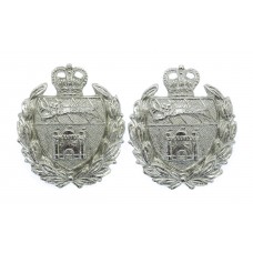 Pair of Norfolk Joint Police Collar Badges - Queen's Crown