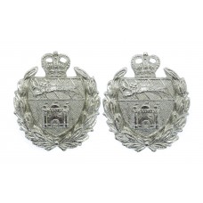 Pair of Norfolk Joint Police Collar Badges - Queen's Crown