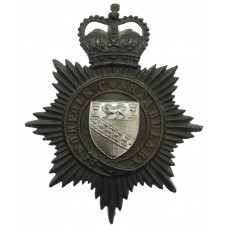 Norfolk Constabulary Night Helmet Plate - Queen's Crown