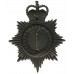 Norfolk Constabulary Night Helmet Plate - Queen's Crown