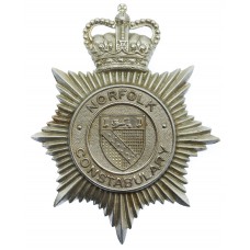 Norfolk Constabulary Helmet Plate - Queen's Crown