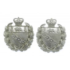 Pair of Norfolk Constabulary Collar Badges - Queen's Crown