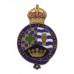 Lincolnshire Special Constabulary Enamelled Lapel Badge - King's Crown