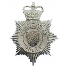 Lincolnshire Police Helmet Plate - Queen's Crown