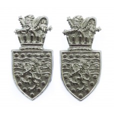 Pair of Devon & Cornwall Constabulary Collar Badges