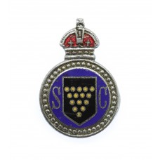 Cornwall Special Constabulary Enamelled Lapel Badge - King's Crown