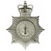 Huddersfield Police Helmet Plate - Queen's Crown