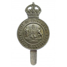 Edinburgh City Police Special Constabulary Cap Badge - King's Crown