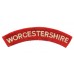 Worcestershire Regiment (WORCESTERSHIRE) Cloth Shoulder Title