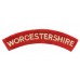 Worcestershire Regiment (WORCESTERSHIRE) Cloth Shoulder Title