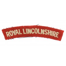 Royal Lincolnshire Regiment (ROYAL LINCOLNSHIRE) Cloth Shoulder T