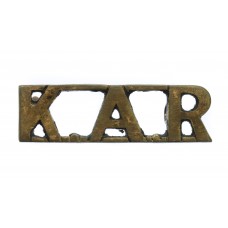 King's African Rifles (K.A.R.) Shoulder Title