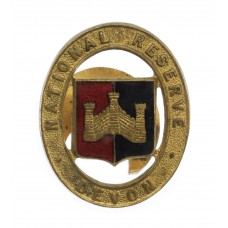 WW1 National Reserve Devon Enamelled Lapel Badge