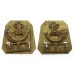 Pair of Highland Light Infantry (Bugle/HLI) Shoulder Titles