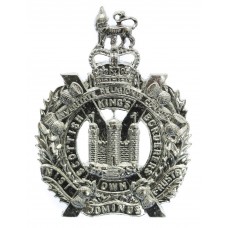 King's Own Scottish Borderers (K.O.S.B.) Anodised (Staybrite) Cap Badge