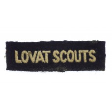 Lovat Scouts (LOVAT SCOUTS) Cloth Shoulder Title