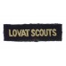 Lovat Scouts (LOVAT SCOUTS) Cloth Shoulder Title