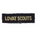 Lovat Scouts (LOVAT SCOUTS) Cloth Shoulder Title