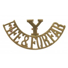 Fife & Forfar Yeomanry (Y/FIFE & FORFAR) Shoulder Title