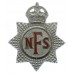 National Fire Service (N.F.S.) Cap Badge - King's Crown