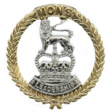 Mons Officer Cadet School Anodised (Staybrite) Cap Badge