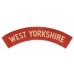 West Yorkshire Regiment (WEST YORKSHIRE) WW2 Printed Shoulder Title