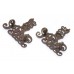 Scarce Pair of Royal Army Pay Corps (R.A.P.C.) Officer's Service Dress Collar Badges (c. 1920 - 29)