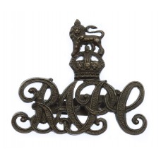 Scarce Royal Army Pay Corps (R.A.P.C.) Officer's Service Dress Cap Badge (c. 1920 - 29)