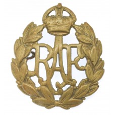 Royal Air Force (R.A.F.) Cap Badge - King's Crown