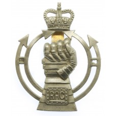 Royal Armoured Corps (R.A.C.) Cap Badge - Queen's Crown