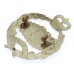 Royal Tank Regiment White Metal Cap Badge - Queen's Crown