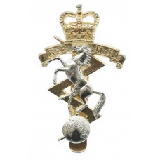 Royal Electrical & Mechanical Engineers (R.E.M.E.) Anodised (Staybrite) Cap Badge