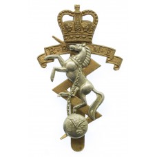 Royal Electrical & Mechanical Engineers (R.E.M.E.) Bi-Metal Cap Badge - Queen's Crown