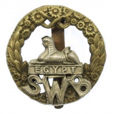 South Wales Borderers (S.W.B.) Cap Badge