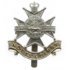 Notts & Derby Regiment (Sherwood Foresters) Anodised (Staybrite) Cap Badge