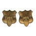 Pair of Loyal North Lancashire Regiment Collar Badges