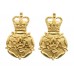 Pair of Women's Royal Army Corps (W.R.A.C.) Officer's Dress Collar Badges