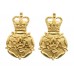 Pair of Women's Royal Army Corps (W.R.A.C.) Officer's Dress Collar Badges