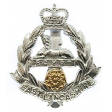 East Lancashire Regiment Anodised (Staybrite) Cap Badge