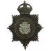 Cardiff City Police Night Helmet Plate - King's Crown