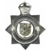 Cardiff City Police Senior Officer's Enamelled Cap Badge - King's Crown